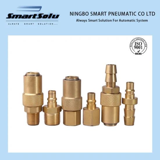 DOT Male Run Tee Adapter Thread Brass SAE Pneumatic Air Hose Connectors